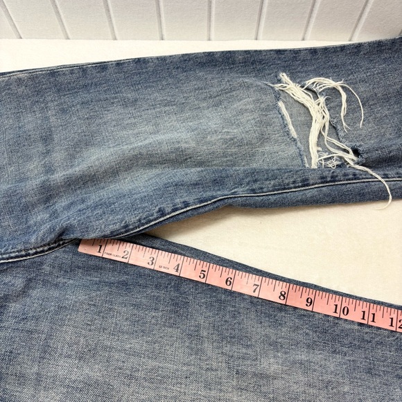 Pistola Blue Distressed Boyfriend Jeans Size 28 Style#P6626KEE-ATD‎ - Picture 8 of 13